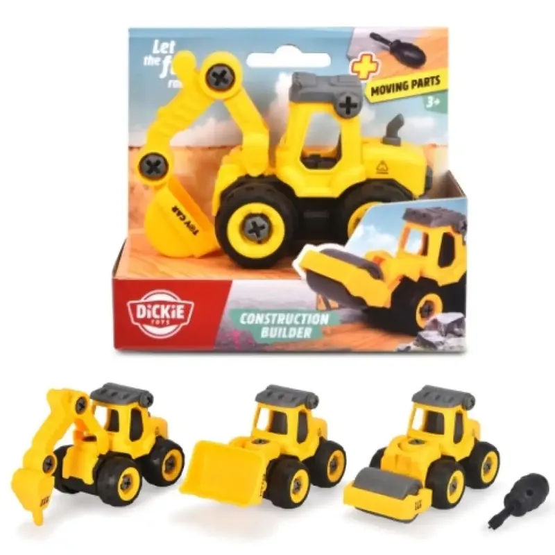 Olcsó Dickie Toys Szerelhető munkagépek több változatban - Simba Toys