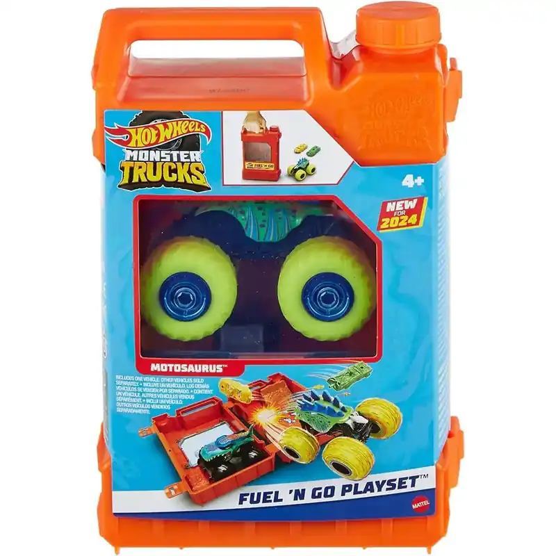 Hot Wheels Monster Trucks Benzines kanna játékszett - Mattel Ajánlat