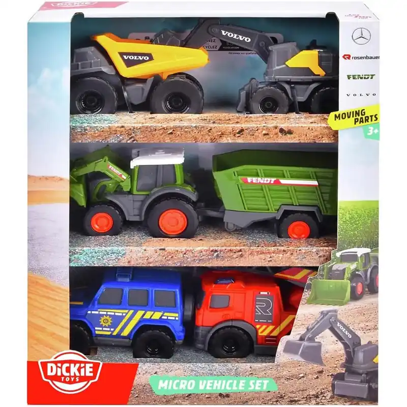 Utolsó esély Micro City 5db-os nyitható kisautó szett - Dickie Toys