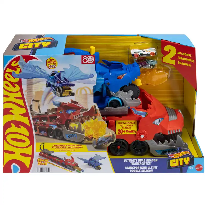 Hot Wheels City Sárkányjárgány autószállító - Mattel Biztonságos fizetés