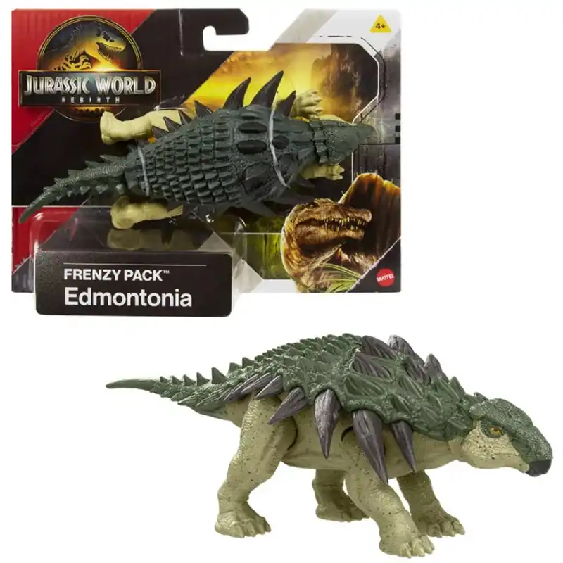 Újdonság Jurassic World Újjászületés Frenzy pack Edmontonia dinoszaurusz figura - Mattel