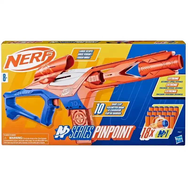 Szezonális akció Nerf N-Series Pinpoint szivacslövő 18db tölténnyel - Hasbro