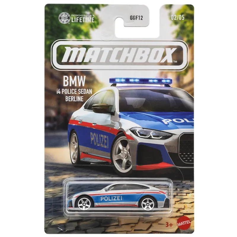 Matchbox Ikonikus BMW i4 Polizei kisautó 1/64 – Mattel Rendeld meg most