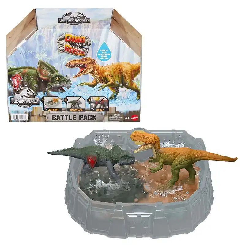 Jurassic World Dino Reveal Battle Pack csomag 2db dinó figurával - Mattel Különleges ajánlat