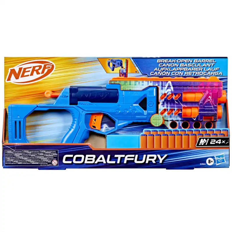 Nerf N Series Cobaltfury szivacslövő fegyver - Hasbro Exkluzív ajánlat