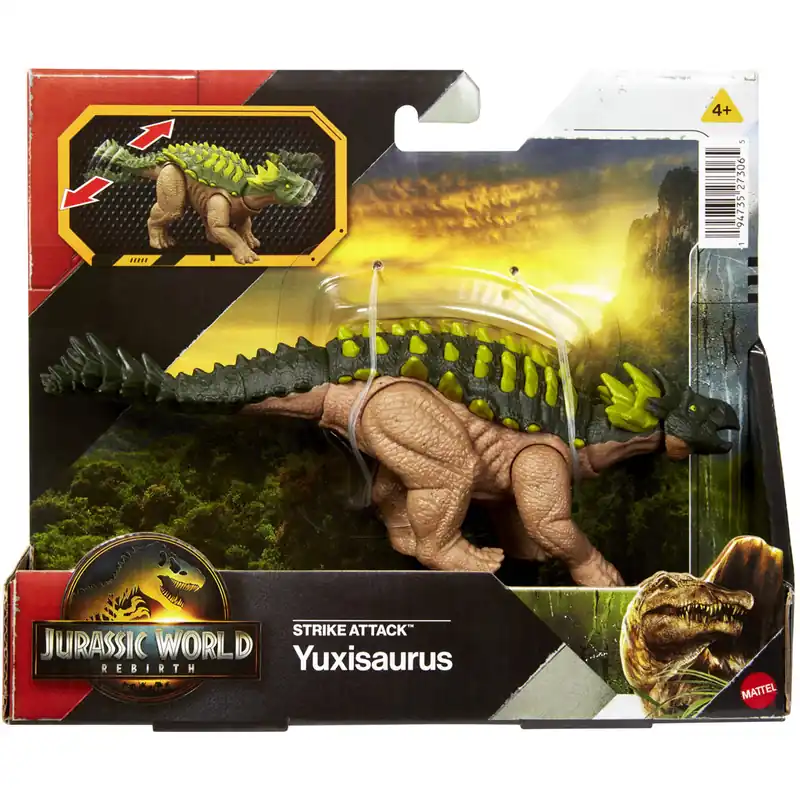 Jurassic World Újjászületés Strike Attack Yuxisaurus támadó dinoszaurusz figura - Mattel Expressz szállítás