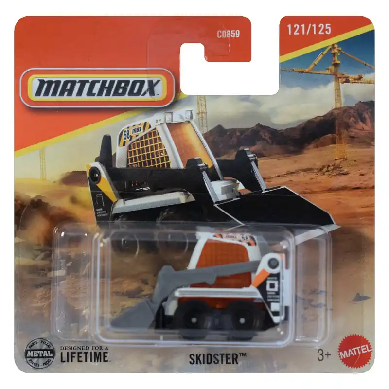 Akció Matchbox Skidster fehér kisautó 1/64 - Mattel