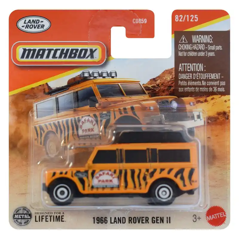 Matchbox 1966 Land Rover Gen II kisautó 1/64 - Mattel Azonnali szállítás