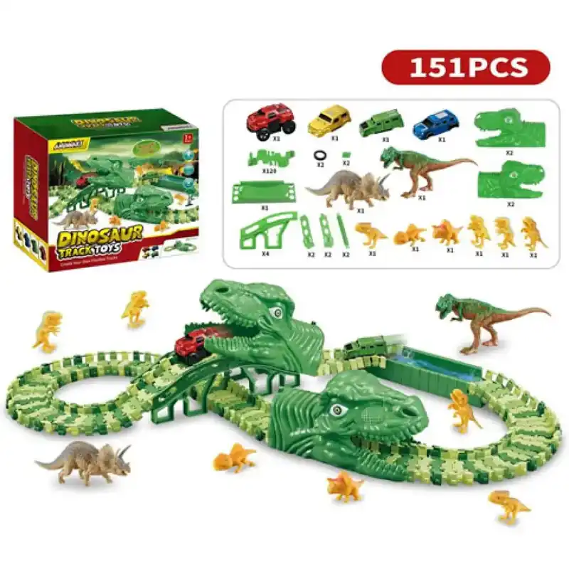 Dinoszaurusz kalandpark autópálya szett 151db-os Vedd meg online