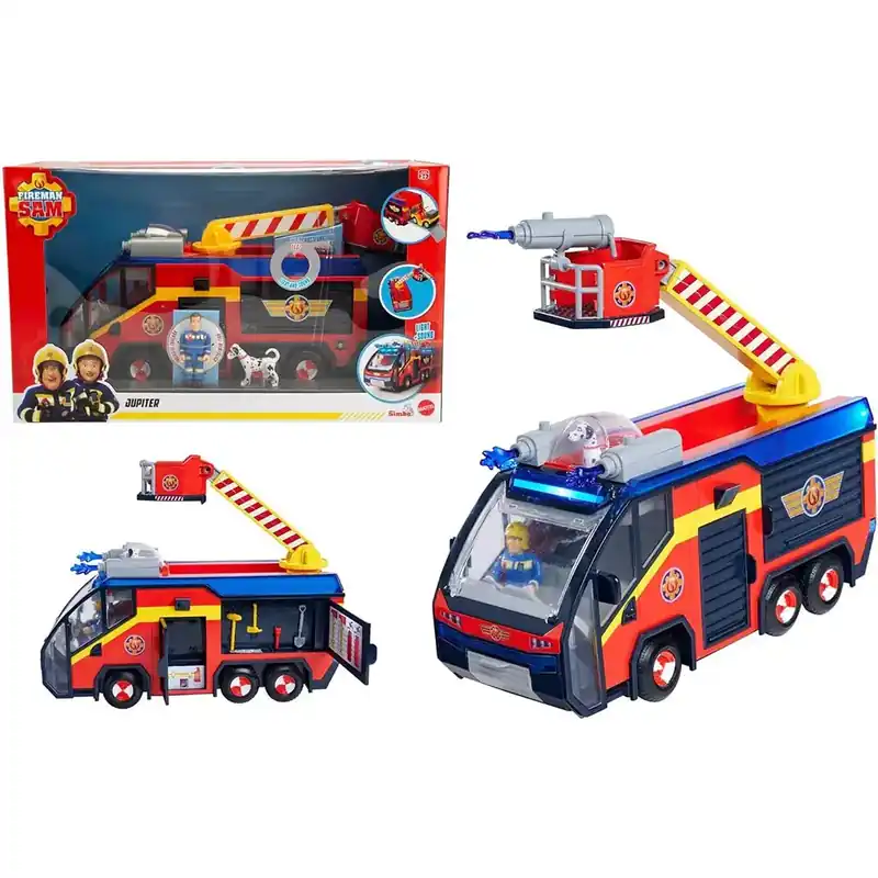 Utolsó esély Sam a tűzoltó Jupiter járgány kiegészítőkkel - Simba Toys