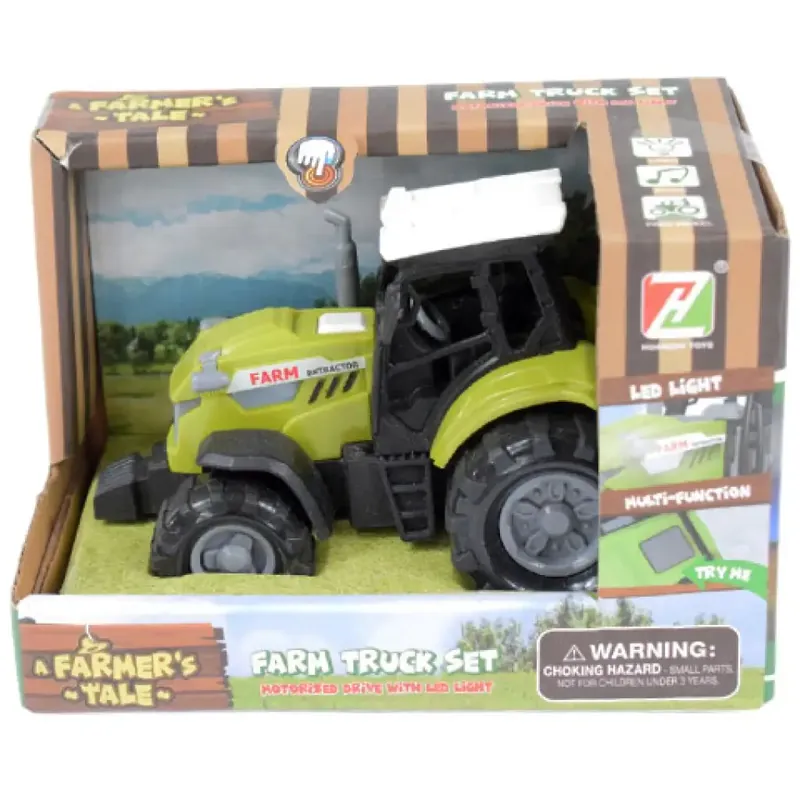 Farmer‘s Tale Mezőgazdasági traktor fénnyel és hanggal 11cm Gyors szállítás