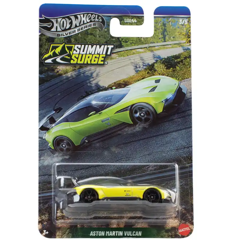 Kiárusítás Hot Wheels Silver Series Aston Martin Vulcan kisautó 1/64 - Mattel