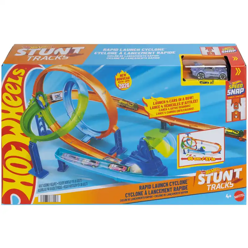 Olcsó Hot Wheels Kaszkadőr duplahurok pályaszett - Mattel
