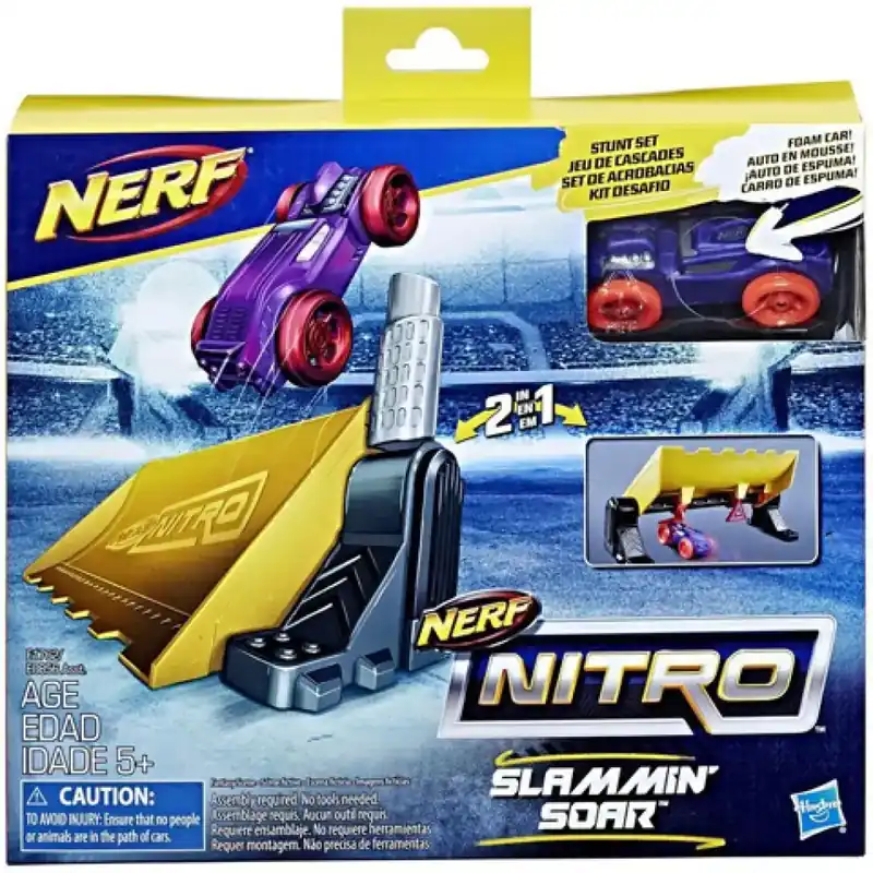 Nerf Nitro Slammin’ Soar kaszkadőr szivacs kisautó - Hasbro Csak ma