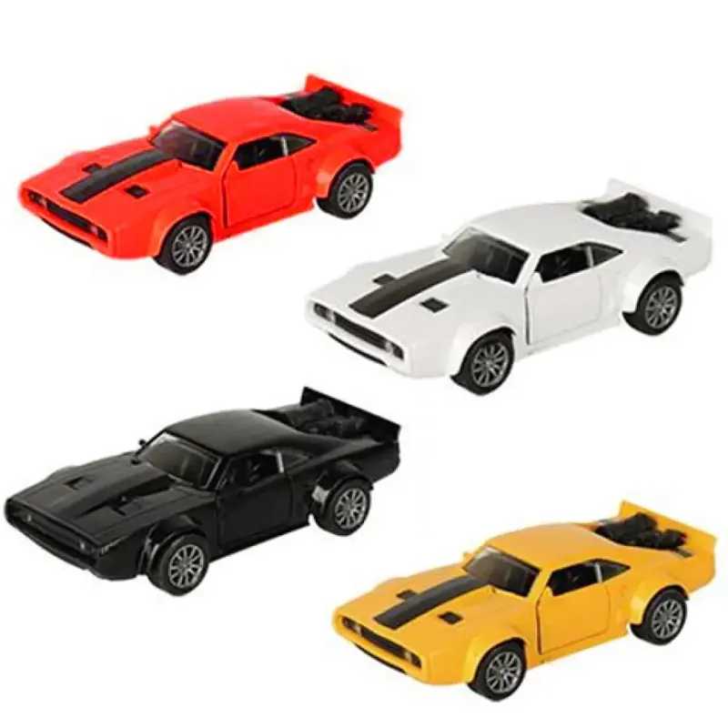 Hátrahúzós ‘71 Plymouth Road Runner kisautó fénnyel és hanggal 1/32 többféle változatban Biztonságos fizetés