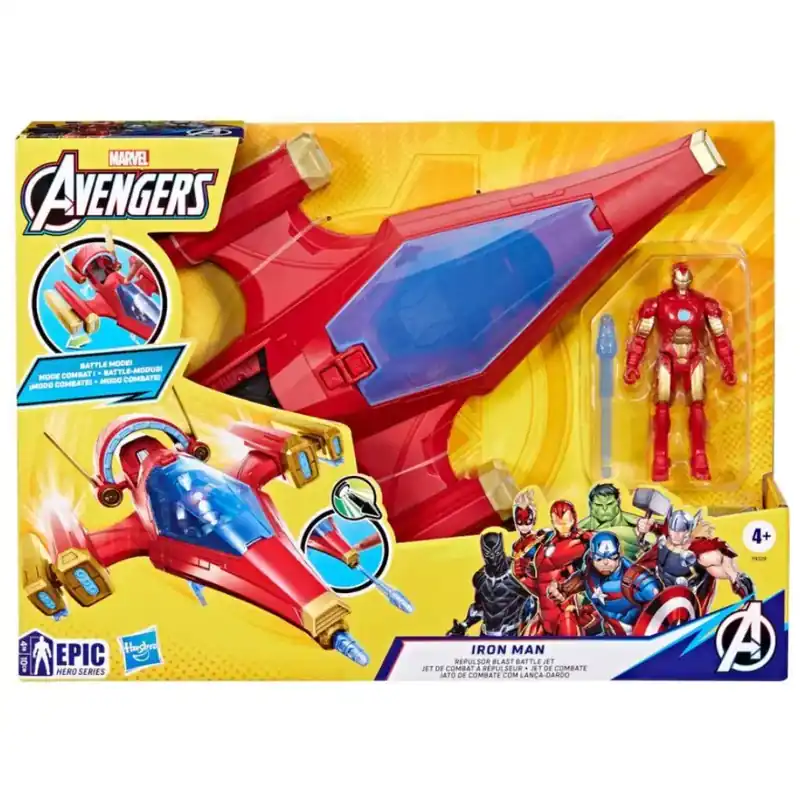 Bosszúállók Vasember Repulsor Blast harci repülőgép - Hasbro Exkluzív ajánlat