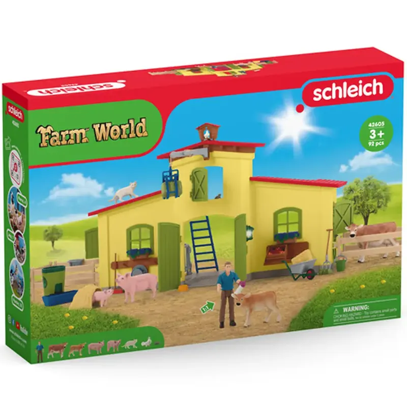 Schleich Farm World - Nagy farm állatokkal játékszett (42605) Exkluzív ajánlat