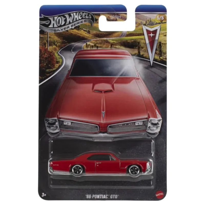 Hot Wheels Silver Series ’66 Pontiac GTO kisautó 1/64 Expressz kézbesítés