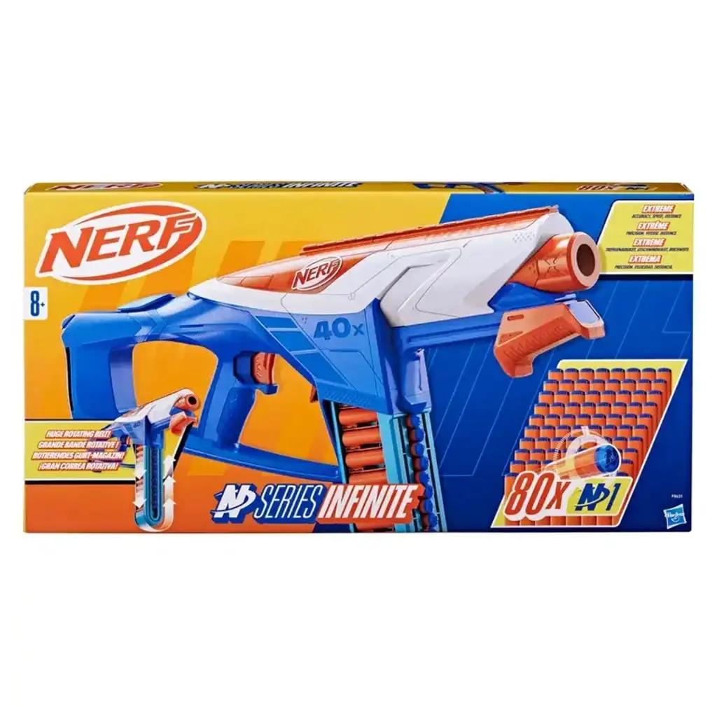 Nerf N-Series Infinite szivacslövő 80db tölténnyel - Hasbro Szezonális akció