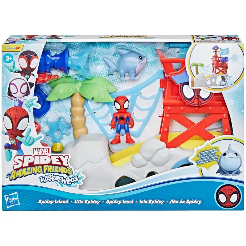 Végkiárusítás Póki és csodálatos barátai Waterwebs Póki szigete játékszett - Hasbro