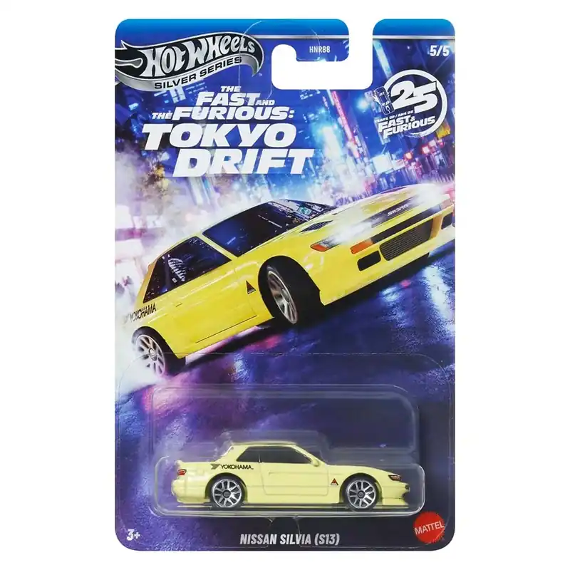 Prémium Hot Wheels Halálos iramban Nissan Silvia S13 kisautó 1/64 - Mattel