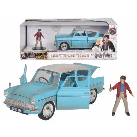 Hollywood Rides - Harry Potter 1959 Ford Anglia fém autómodell 1/24 - Simba Toys Biztonságos fizetés