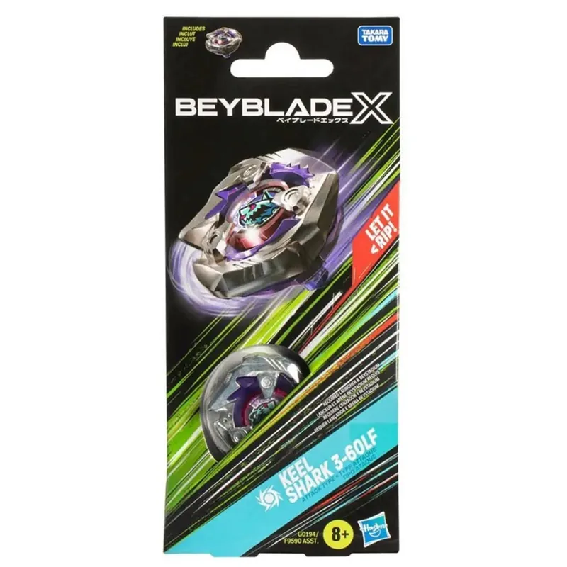 Végkiárusítás Beyblade X Booster Keel Shark pörgettyű - Hasbro