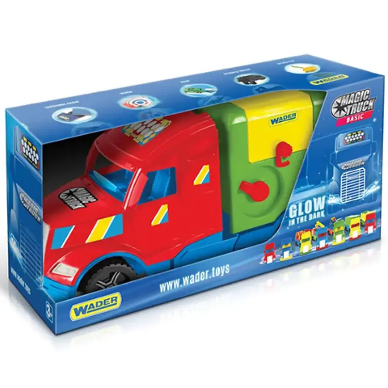 Vedd meg most Magic Truck Kukásautó fluoreszkáló lámpákkal 60cm - Wader