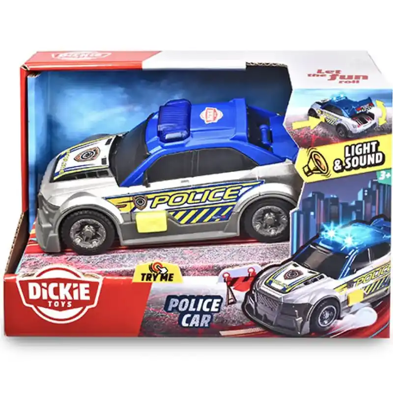 Olcsó Rendőrautó fénnyel és hanggal 15cm - Dickie Toys