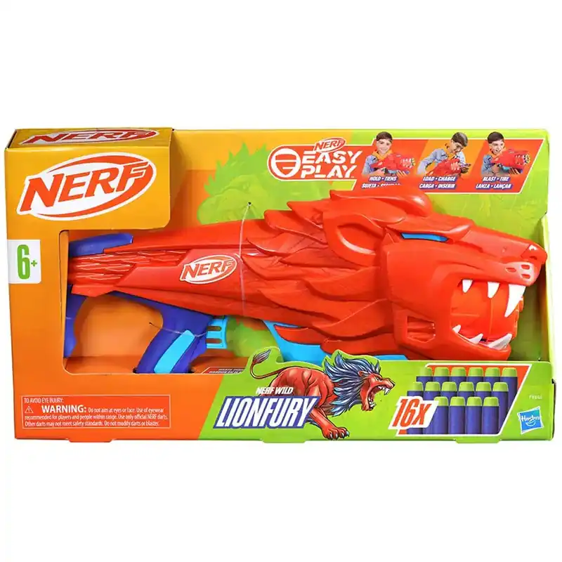 Nézd meg most Nerf Lionfury szivacslövő 16db tölténnyel - Hasbro