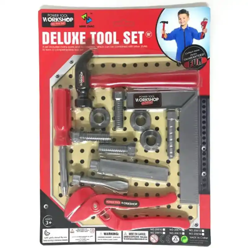 Workshop Deluxe barkács szerszámok játékszett Expressz szállítás