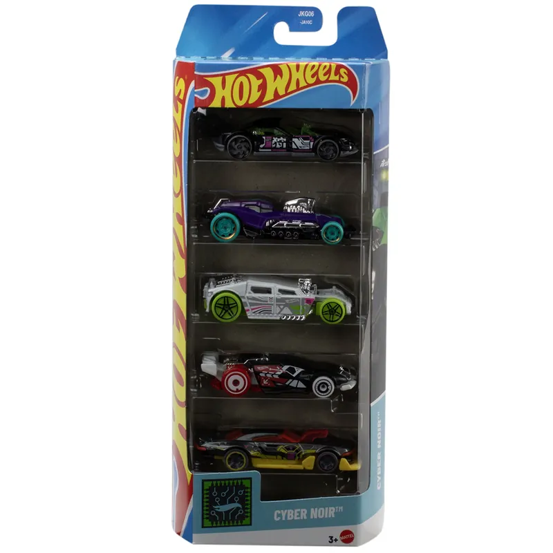 Hot Wheels Cyber Noir 5 db-os kisautó szett 1/64 – Mattel Szuper ajánlat