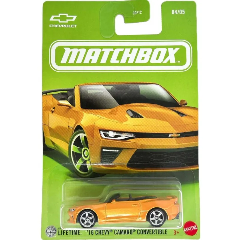 Matchbox Ikonikus 2016 Chevy Camaro Convertible kisautó 1/64 - Mattel Csak ma