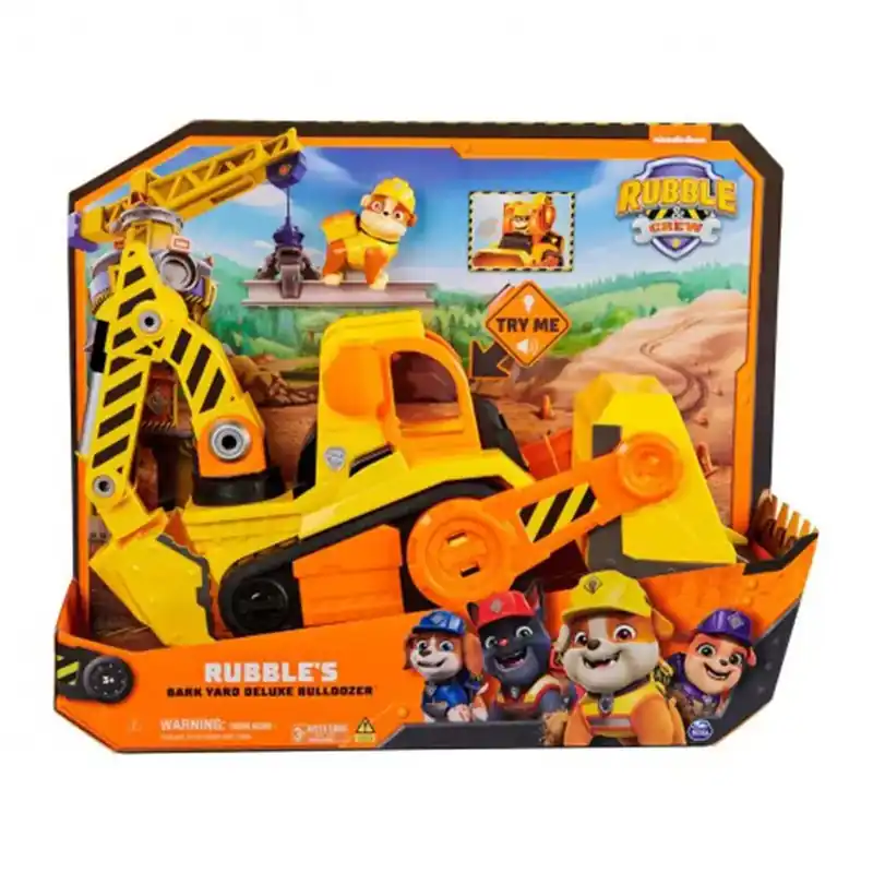 Mancs Őrjárat Rubble és csapata - Rubble deluxe buldózere - Spin Master Legnépszerűbb