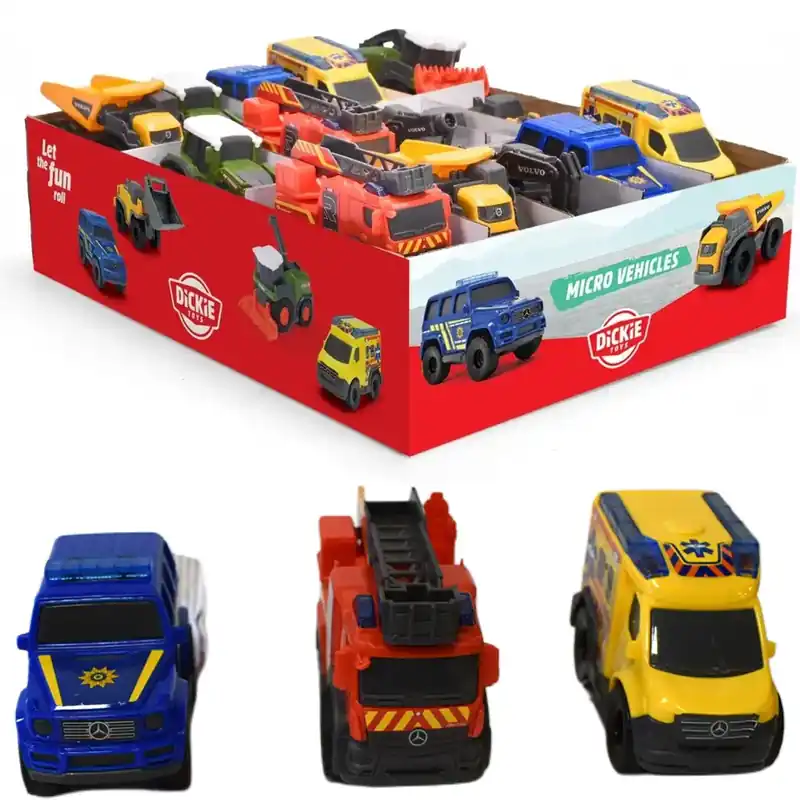 Szuper akció Micro járművek többféle változatban 1 db - Dickie Toys
