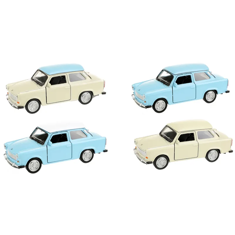 Welly Trabant 601 fém kisautó modell többféle változatban 11cm Biztonságos vásárlás