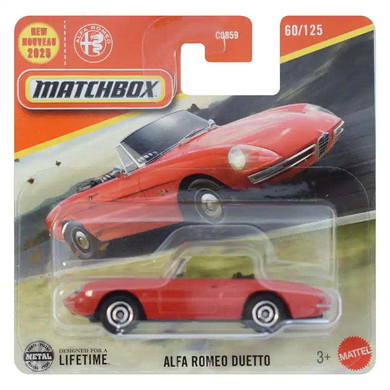 Matchbox Alfa Romeo Duetto kisautó 1/64 - Mattel Biztonságos fizetés