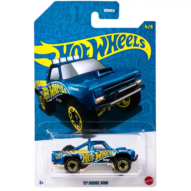 Különleges ajánlat Hot Wheels Pearl Chrome ‘87 Dodge D100 kisautó 1/64 - Mattel