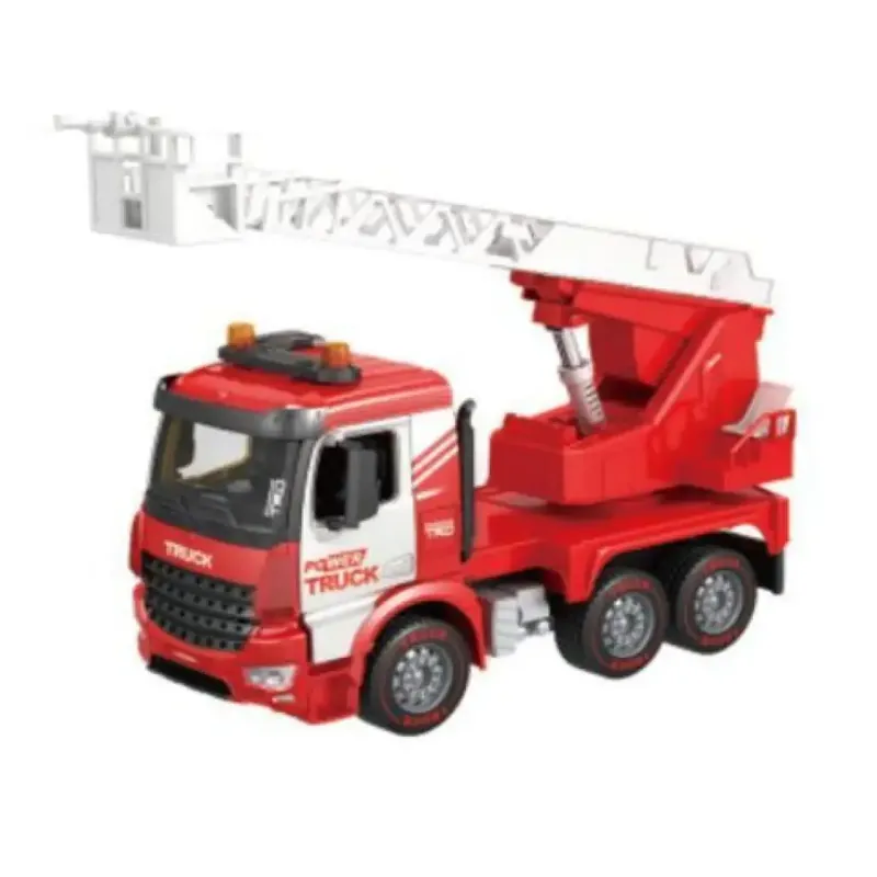 Power Truck Tűzoltó teherautó emelőkosárral, fénnyel és hanggal 40cm Outlet