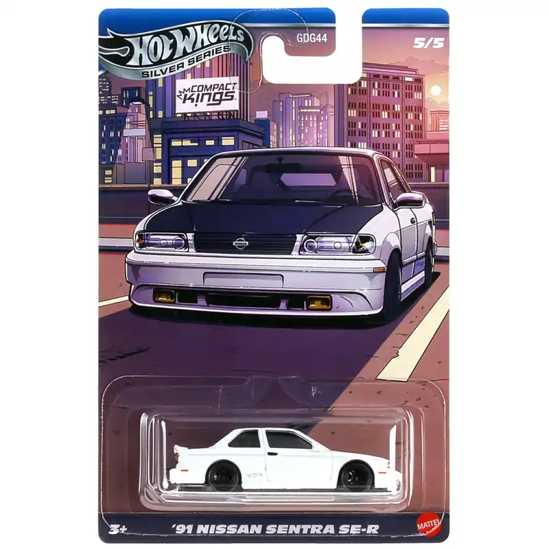 Szezonális akció Hot Wheels ’91 Nissan Sentra SE-R klasszikus kisautó 1/64 - Mattel