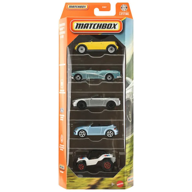 Árcsökkenés Matchbox Convertible Dreams 5db-os kisautó szett 1/64 - Mattel