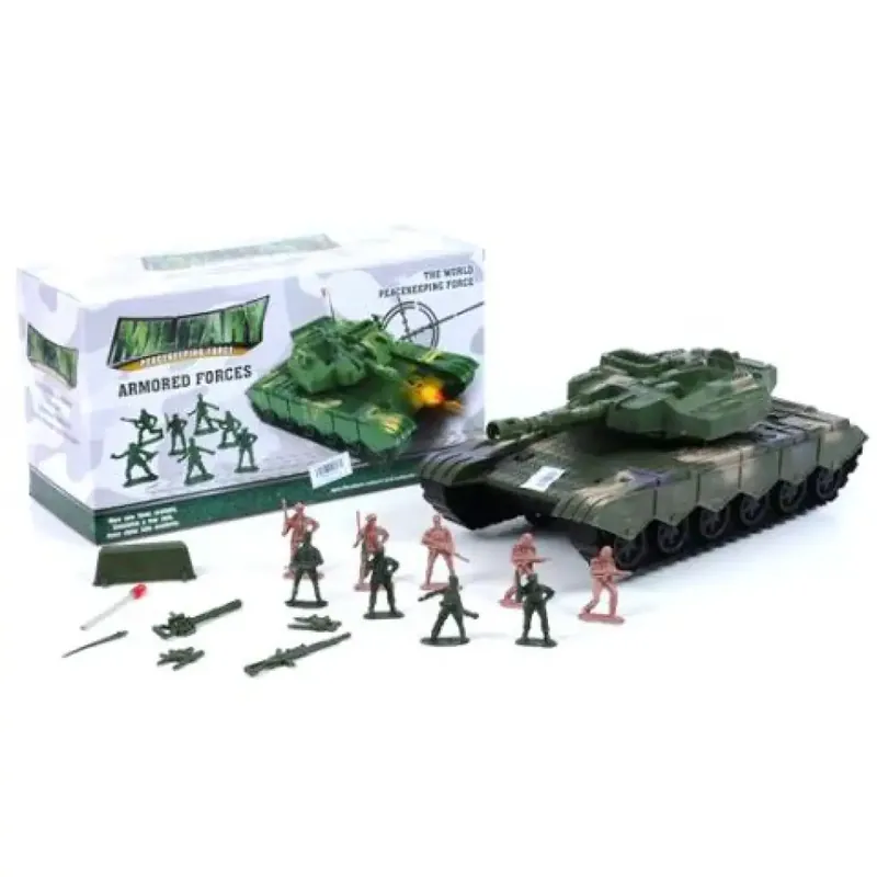 Tank játékszett katonákkal és kiegészítőkkel zöld színben Nézd meg most