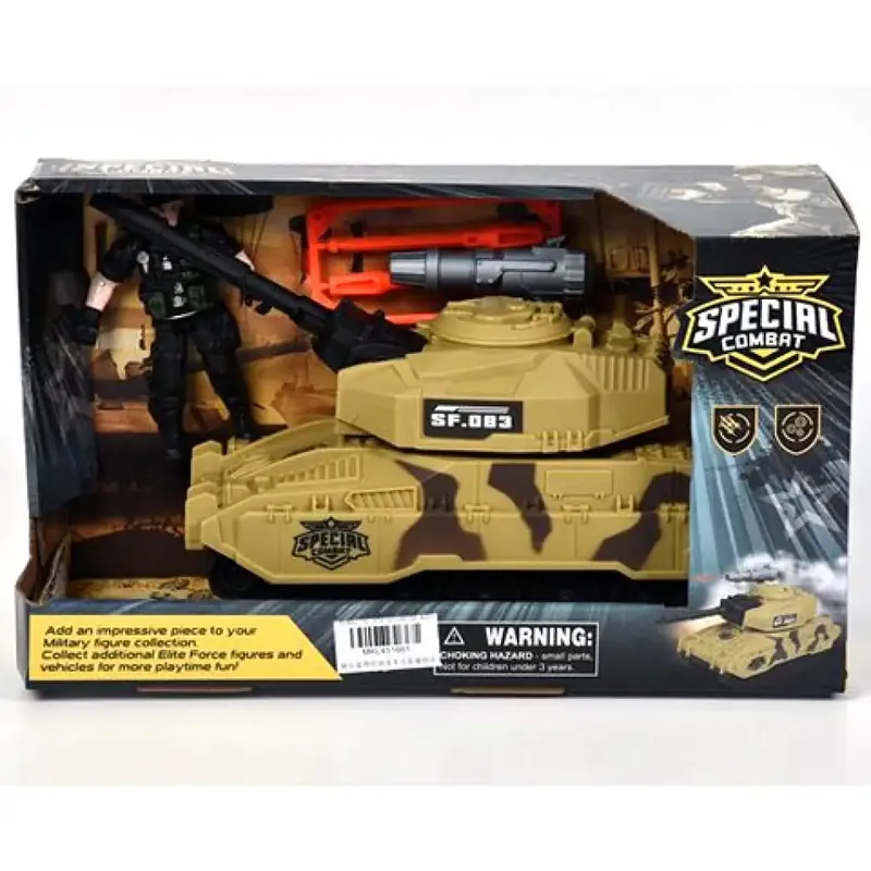 Kiárusítás Special Combat terepmintás tank akció figurával 26cm-es