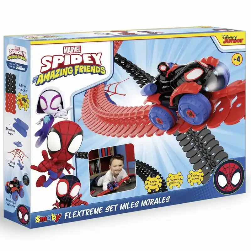 Vedd meg most Smoby Spidey FleXtreme Miles Morales versenypálya szett - Simba Toys