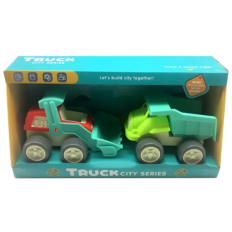 City Truck Dömper és homlokrakodó munkagép szett Vedd meg most