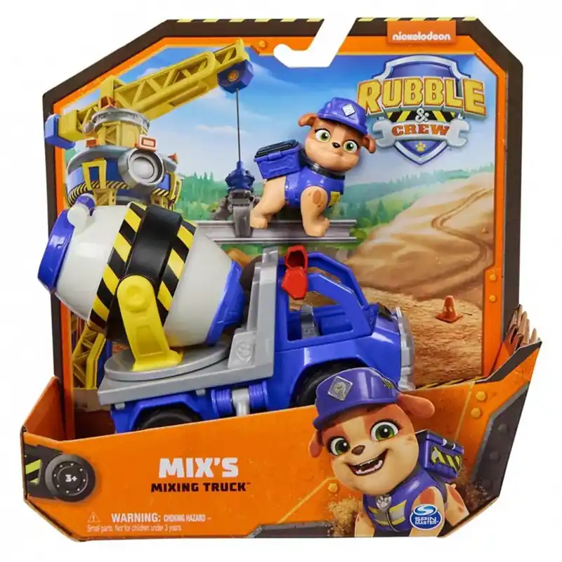 Mancs őrjárat Rubble Crew Rubble Mixer autója - Spin Master Bestseller