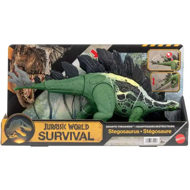 Jurassic World Óriás támadó Stegosaurus dinó hanggal - Mattel Szuper ajánlat