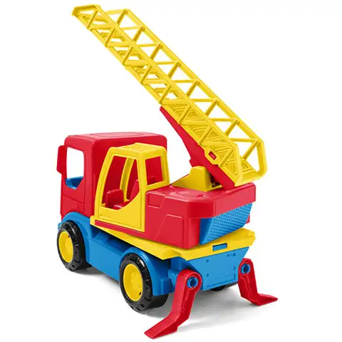 Újdonság Tech Truck színes létrás tűzoltóautó 23cm - Wader