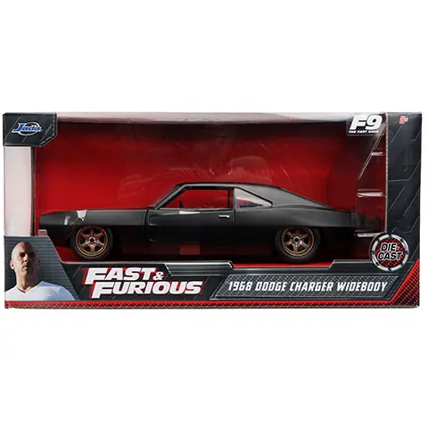 Expressz kézbesítés Halálos iramban 1968 Dodge Charger Widebody autómodell 1/24 - Simba Toys