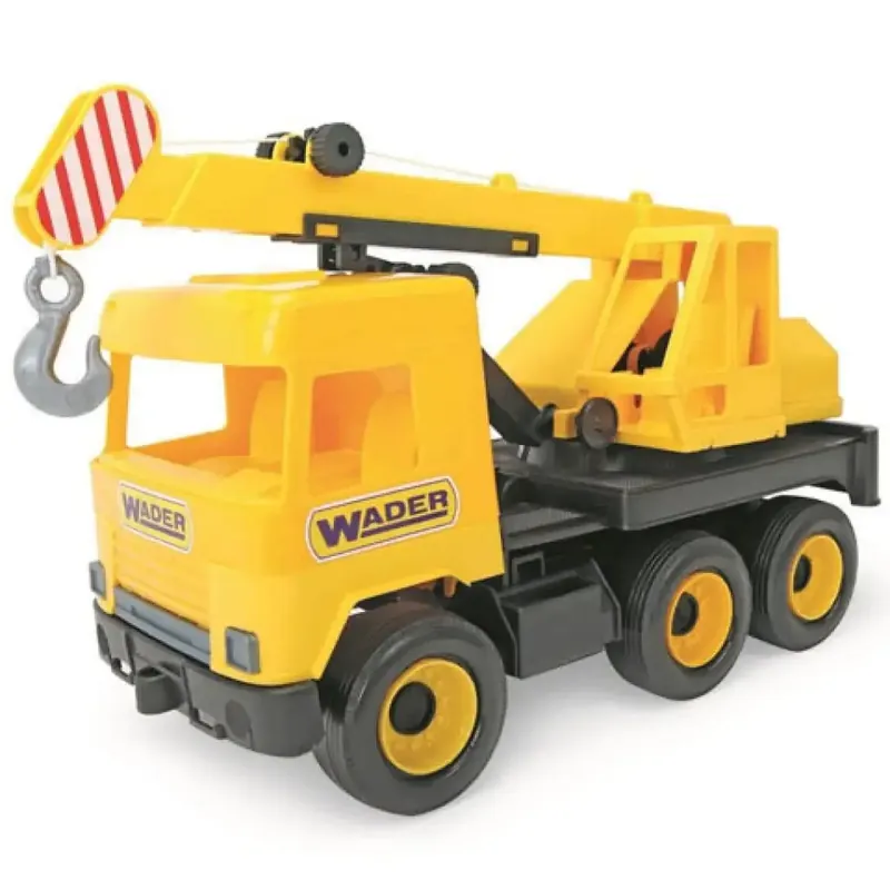 Azonnal elérhető Middle Truck Darus autó 43cm sárga - Wader